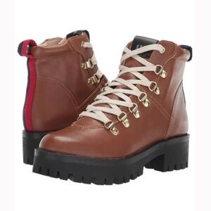 Steve Madden Bam Combat Brown Lace Up Boots NEW Size 7.5